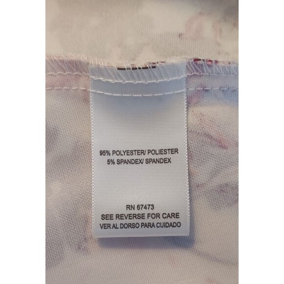 Danny and Nicole Dress Fit Flare Flowy Cutout Sleeveless Size 4P Floral Colorful - Picture 8 of 12